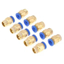 Generic 8mm Inner Diameter Push Air Fitting Adapter-Pack of 10-27