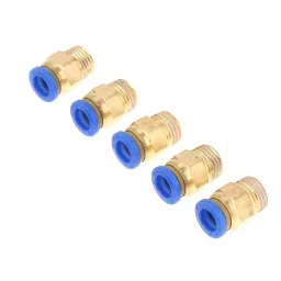 Generic 8mm Inner Diameter Push Air Fitting Adapter-Pack of 10 image 3