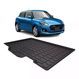 Auto Pearl PVC Tray Mat for Maruti New Swift 2018 (Black)-image-8
