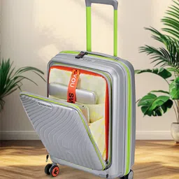 Nasher Miles Unisex Capri Textured Hard-Sided Cabin Trolley Bag-picture-30