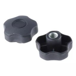 RS PRO Black Multiple Lobes Clamping Knob M12 Threaded Hole, 7027614-image-7