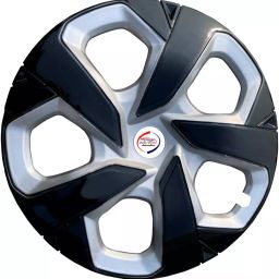 Auto Pearl APA38_15 inch Press Type Wheel Cap with Retention RingGlossy Silver Black_DC Wheel Cover for Volkswagen Polo 1.2L 15 cm-picture-13