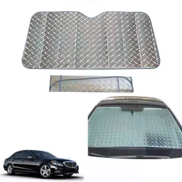 Auto Pearl F86 Dashboard Sun Shade Cover with Suction Cup for Mercedes Benz E-Class (Grey)-39