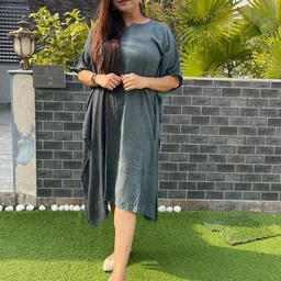 Maaesa Women Solid Kaftan Kurta-picture-44