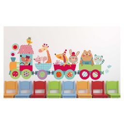Wallstick Happy Animals Train wallsticker-image-72