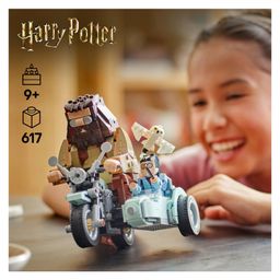 LEGO Harry Potter Hagrid & Harry's Motorcycle Ride, Magical Toy 617 Pieces - 76443 image 3