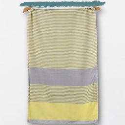 ZAHYA Yellow 1 Striped Bamboo 250 GSM Bath Towel-image-68