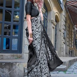 Mitera Block Print Saree image 2