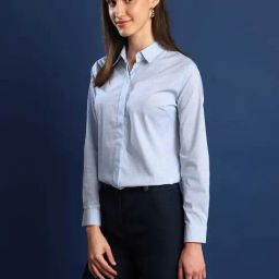 Hancock Sky Blue Printed Formal Shirt-image-28