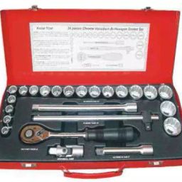 Inder 12.7 mm(1/2") HEXAGON METRIC SOCKET SET 27 Pcs Set P-920B image 1