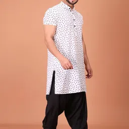 SHIWAM ETHNIX Men Abstract Printed Kurta with Salwar image 2