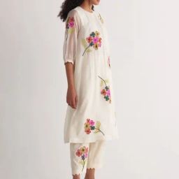 Shivani Bhargava Ivory Song Of Summer Floral Bunch Pants-image-58