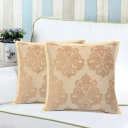 Saral Home Golden Chenille Cushion Covers - Set of 2-image-63