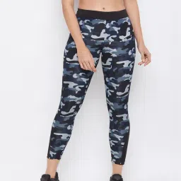 Clovia Multicolor Camoflauge Tights-18