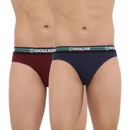 Dollar Bigboss Assorted Color Cotton Flexi Briefs (Pack Of 2)-image-95