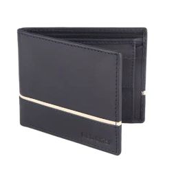 Red Chief Blue Leather Bi-Fold Wallet for Men-image-52