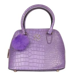 Sugarush Ximena Purple Textured Medium Handbag-34