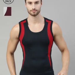 Dixcy Scott Originals Multi Cotton Regular Fit Vest - Pack Of 2-image-47