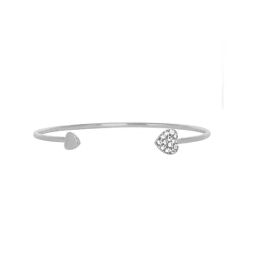 Joker & Witch Silver Heart Flexible fit Bracelet-image-68