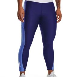 UNDER ARMOUR Blue Color-Block Sports Leggings-image-35