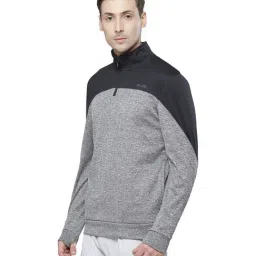 ALCIS Grey & Black Full Sleeves Sweatshirt-21