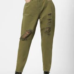 Only Green Slim Fit High Rise Jeans-image-31