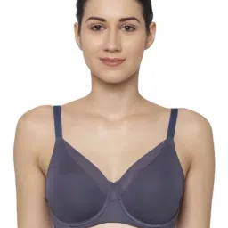 Triumph Dark Blue Non Padded Bra-image-84