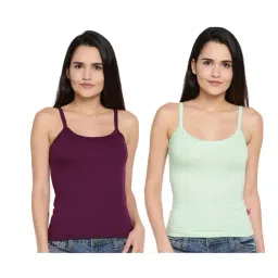 Dollar Missy Purple & Green Camisole Pack of - 2-image-68