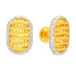 Malabar Gold and Diamonds 22k Gold Geometric Earrings for Women-image-68