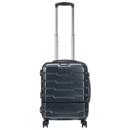 It luggage Prosperous Dark Grey Textured Small Hard Cabin Trolley-image-40