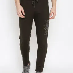 Duke Olivine Regular Fit Printed Trackpants-picture-47
