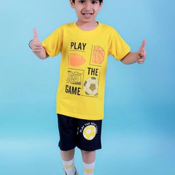 CHANDRIKA Kids-Boys Gold Clothing Set-image-95