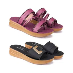 BERSACHE Women Open Toe Flats-image-36