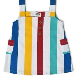 MiArcus Kids Multicolor Striped Dress-image-84