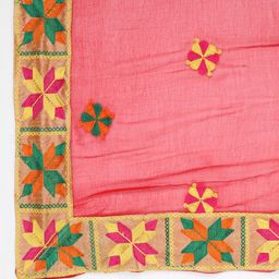 Dupatta Bazaar Red Embroidered Dupatta image 4