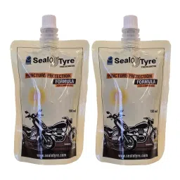 Seal-O-Tyre Puncture Protection Formula Tubeless Tyre Sealant 150 ml for 2 Wheeler Tyre (2 Piece Per pack , Pack of 10)-picture-19