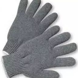 SRV Cotton 80 g Knit Gloves Grey KG20 (Pack of 100 Pair)-image-15