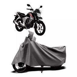 Auto Pearl Two Wheeler Cover with Bag for Honda Dazzler, Silver-image-51