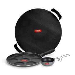 Sumeet Elegant Design Silver Aluminium Cookware Set-picture-32