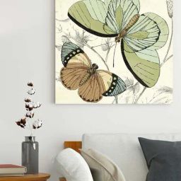 Art Street Multicolor Engineered Wood Garden Butterfly Theme Canvas Painting For Wall Art-picture-11
