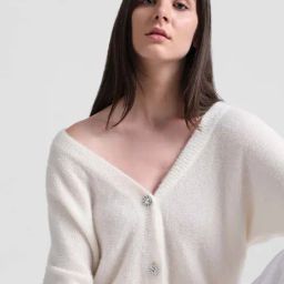 Only White Regular Fit Cardigan-image-17