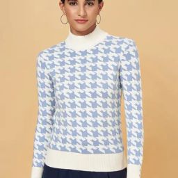 Annabelle by Pantaloons Light Blue Sweater-image-36