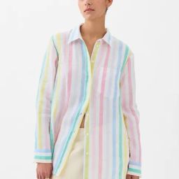 GAP Multi Striped Long Sleeves Shirt-image-18