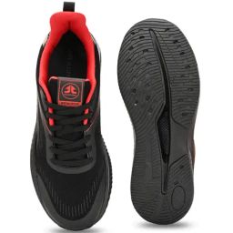 OFF LIMITS Men's NITRORUN Black & Red Running Shoes image 4