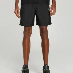 Puma Black Regular Fit Striped Sports Shorts-image-67