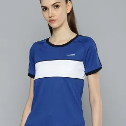 ALCIS Blue & White Color-Block T-Shirt image 1