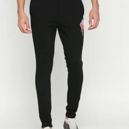 Being Human Black Regular Fit Printed Joggers-image-31