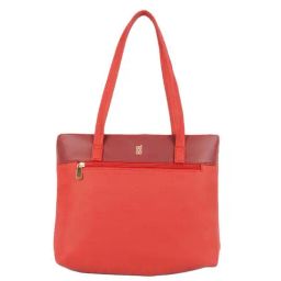 Baggit Auro Red PVC Solid Tote Handbag-image-54