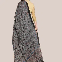 Dupatta Bazaar Black Printed Dupatta image 2