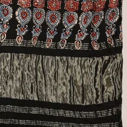 Dupatta Bazaar Black Printed Dupatta image 5